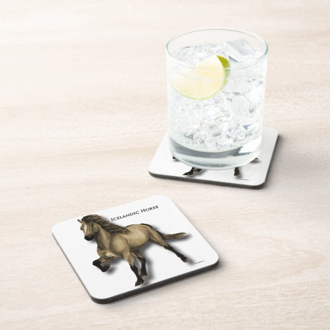 Vintages Isländisch Getränkeuntersetzer (Rechte Seite)