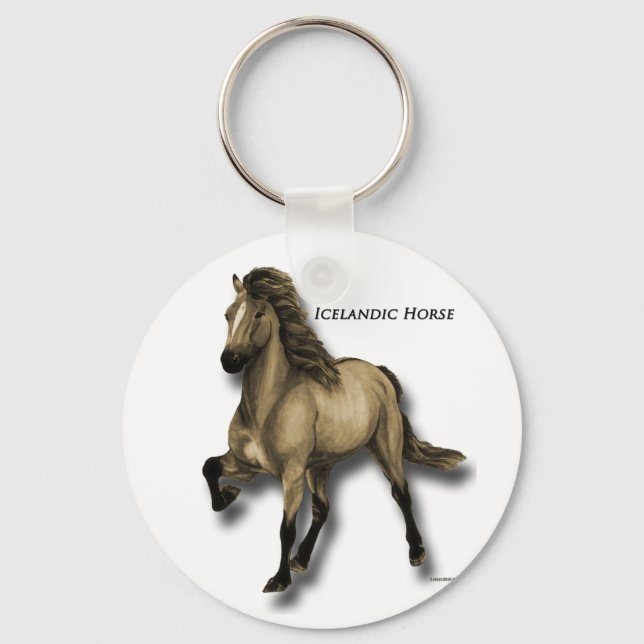 Vintages Isländisch Schlüsselanhänger (Vorderseite)