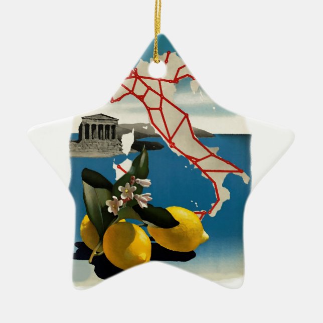 Vintages Italien Keramikornament (Vorne)