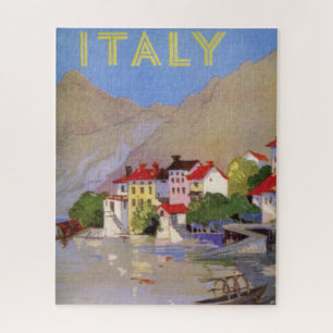 Vintages Italien Reiseroute Illustration Art