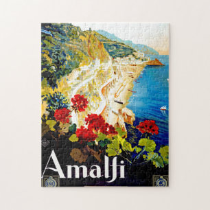 Vintages Italien Reiseroute Illustration Art