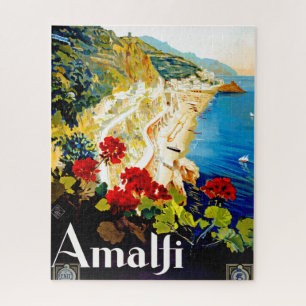 Vintages Italien Reiseroute Illustration Art