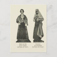 Vintages Italien, Sizilien, traditionelles Kostüm