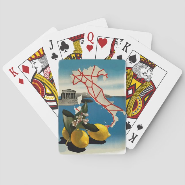 Vintages Italien Spielkarten (Rückseite)
