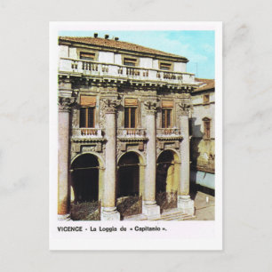 Vintages Italien, Vicenza, Loggia Capitania Postkarte