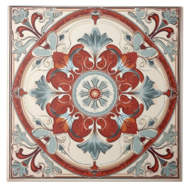 Vintages italienisches Mittelmeer-Muster Fliese
