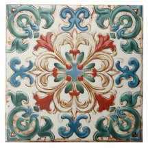 Vintages italienisches Mittelmeer-Muster