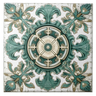 Vintages italienisches Mittelmeer-Muster Fliese