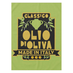 Vintages italienisches Olivenöl Tischdecke