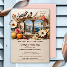 Vintages italienisches Party zum Jahrestag