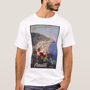 Vintages italienisches Reise-Plakat Amalfis Napoli T-Shirt