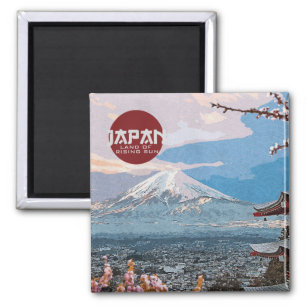 Vintages Japan Fuji Reise Magnet