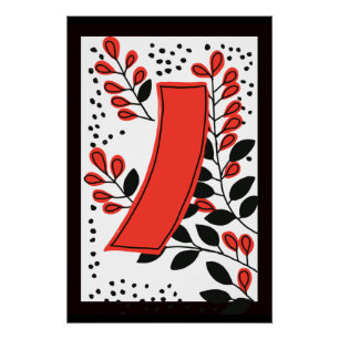 Vintages japanisches Hanafuda Art - Juli Band Poster