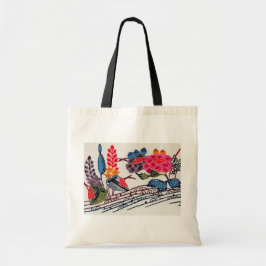 Vintages japanisches KIMONO-Muster Tragetasche