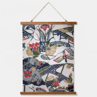 Vintages japanisches Kimono Textile (Bingata)