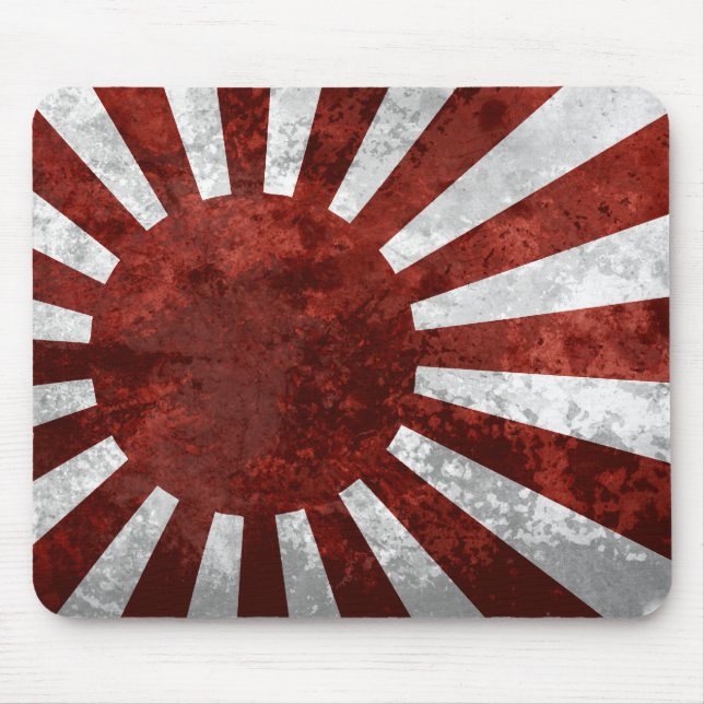 Vintages japanisches Land Japans von steigendem Mousepad (Vorne)