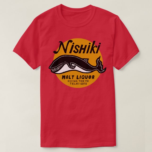 Vintages japanisches Malz Liquor2 T-Shirt (Design vorne)
