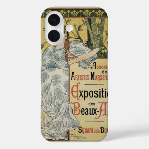 Vintages Jugendstil, Ausstellung des Beaux Arts iPhone 16 Hülle