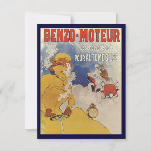 Vintages Jugendstil, Benzo Moteur von Jules Cheret