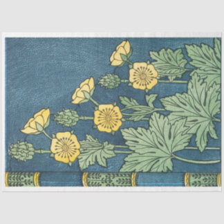 Vintages Jugendstil-Butterbuch Seidenpapier