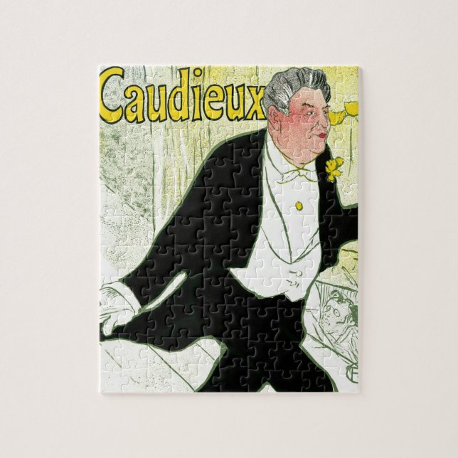 Vintages Jugendstil, Caudieux von Toulouse Lautrec (Vertikal)