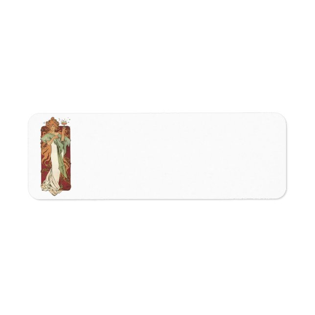 Vintages Jugendstil, Champagner von Alphonse Mucha (Vorne)