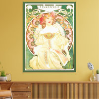 Vintages Jugendstil, Champenois von Alphonse Mucha