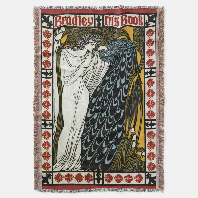 Vintages Jugendstil: Der Kuss von William Bradley Decke (Vorderseite Vertikal)