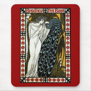 Vintages Jugendstil: Der Kuss von William Bradley Mousepad