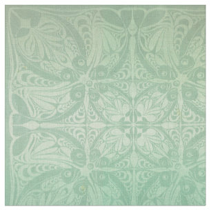 Vintages Jugendstil-Fischmuster Stoff