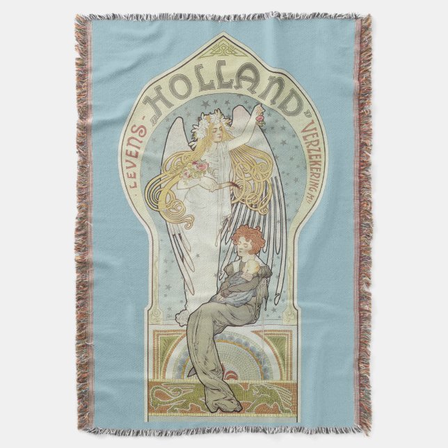 Vintages Jugendstil, Holland Levensverzekering Decke (Vorderseite Vertikal)