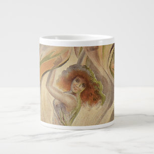 Vintages Jugendstil, La Loie Fuller Moderner Tänze Jumbo-Tasse