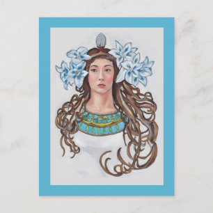 Vintages Jugendstil La Princesse Lointaine Postkarte