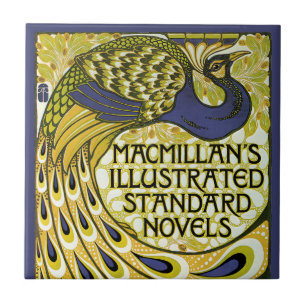 Vintages Jugendstil, Macmillans Pfauenfeder Fliese