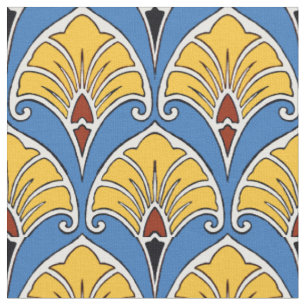 Vintages Jugendstil-Muster Stoff