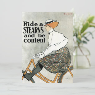 Vintages Jugendstil, Reiten a Sterns Fahrräder