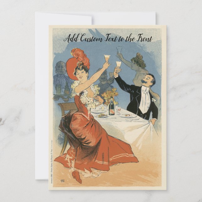 Vintages Jugendstil, Restaurant Soft Opening Party (Vorderseite)