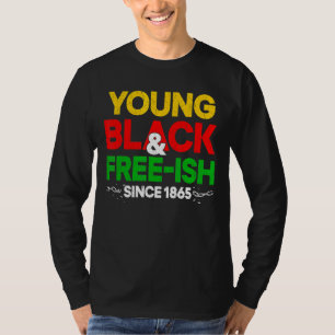 Vintages junges Schwarz und kostenloses Englisch s T-Shirt