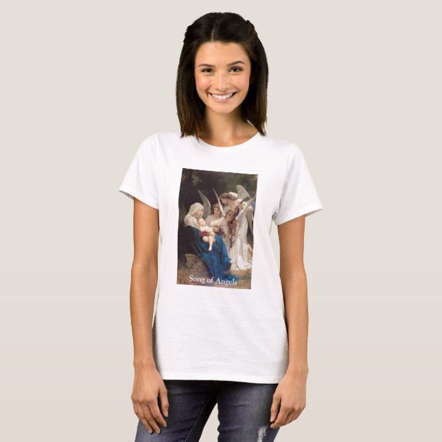 Vintages Jungfrau-Mary-Lied des Engels-T - Shirt (Vorne ganz)