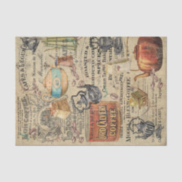 Vintages Kaffeepapier Seidenpapier