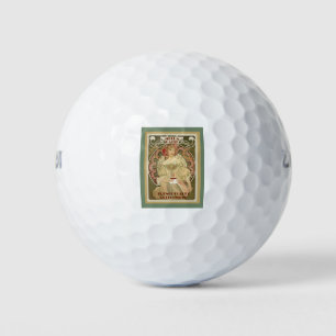 Vintages Kaffeeposter Golfball