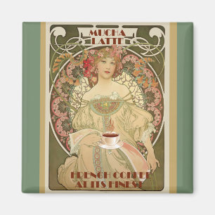 Vintages Kaffeeposter Magnet