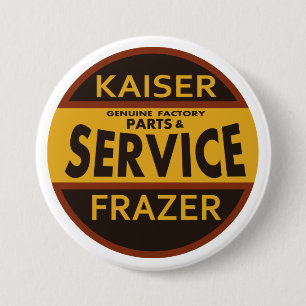 Vintages Kaiser-Frazer-Service-Zeichen Button