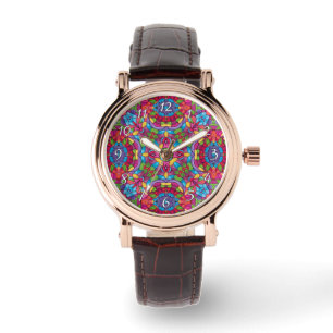 Vintages Kaleidoskop Armbanduhr