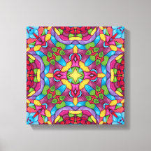 Vintages Kaleidoskop aus Hartglas