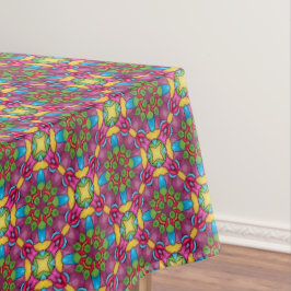 Vintages Kaleidoskop aus Hartglas Tischdecke