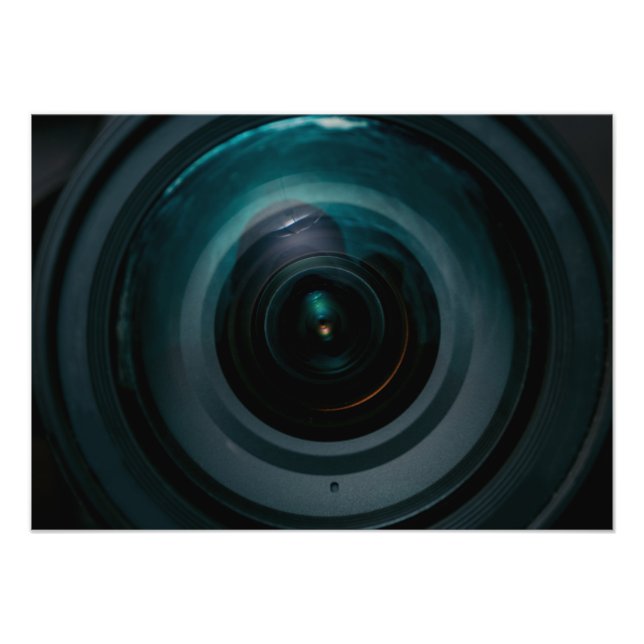 Vintages Kameraobjektiv Fotodruck (Vorne)