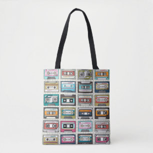 Vintages Kassettendesign Tasche