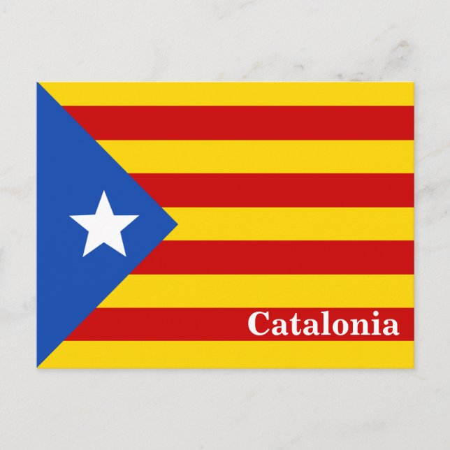 Vintages Katalonien, Spanien Tourismus Postkarte (Vorderseite)