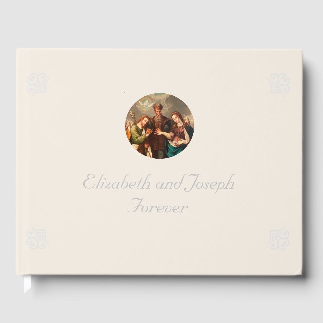 Vintages katholisches Gästebuch (Vorderseite)